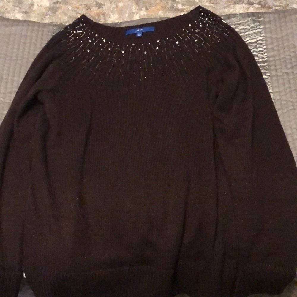 Apt 9 sweater Dark Purple Size XL